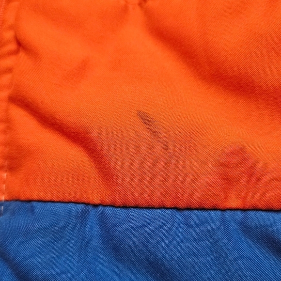 Wonder Kids Boys Orange, Blue And Gray Puffy Vest With Full Zipper Size 3T - Picture 6 of 10